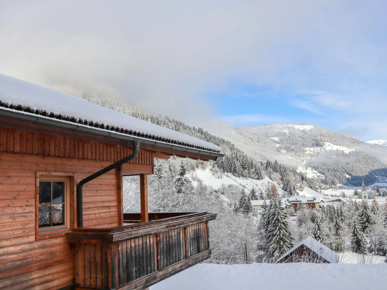 Havas terasz a Jupiter Chaletnél